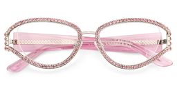 Star Irisé Cat-eye lunettes2