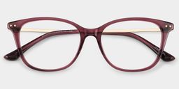 Finch Rouge Rectangulaire lunettes2
