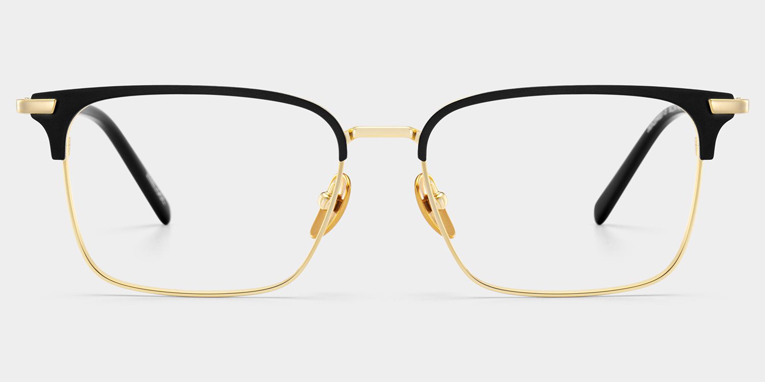 Maxwell Browline Noir Lunettes1