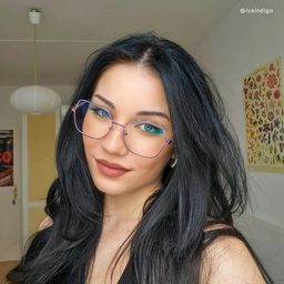 Billie Irisé Géométrique lunettes8