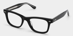 Robert Noir Rectangulaire lunettes3