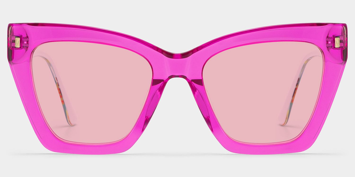Lunettes de soleil de vue Butterfly Rose Mackey | ZEELOOL0