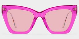 Mackey Rose Papillon lunettes de soleil0