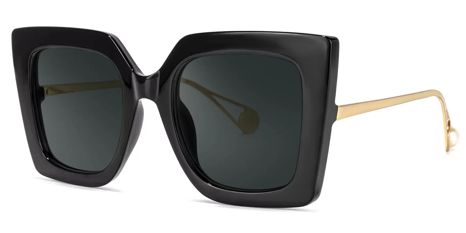 Lunettes de soleil Plastic Noir Qatar | ZEELOOL1