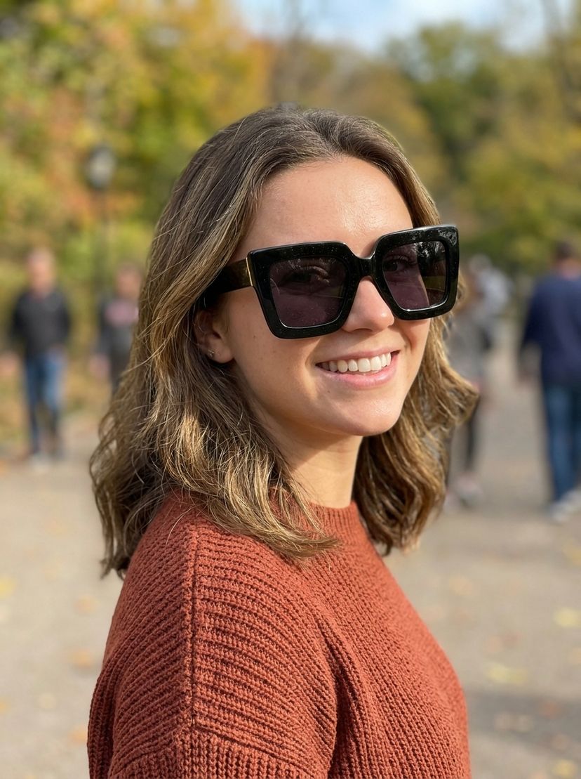 Brandon Noir Carré lunettes de soleil