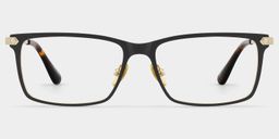 Alexander Noir Rectangulaire lunettes0