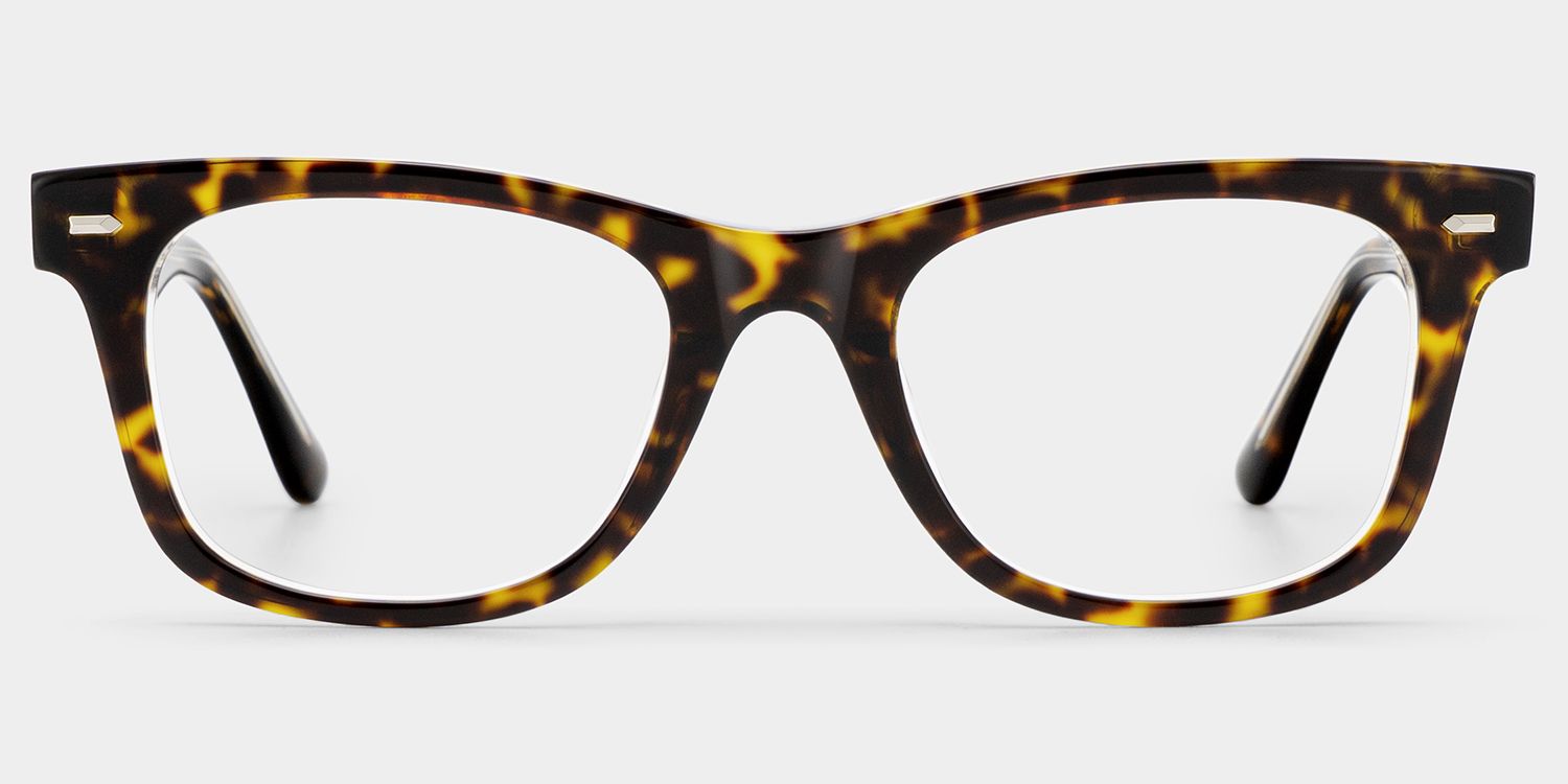 Robert Lunettes rectangulaires écaille de tortue0
