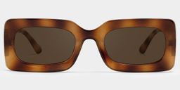 Ruby Tortue Rectangulaire lunettes de soleil0