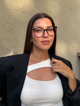 Chanty noir Ronde lunettes6