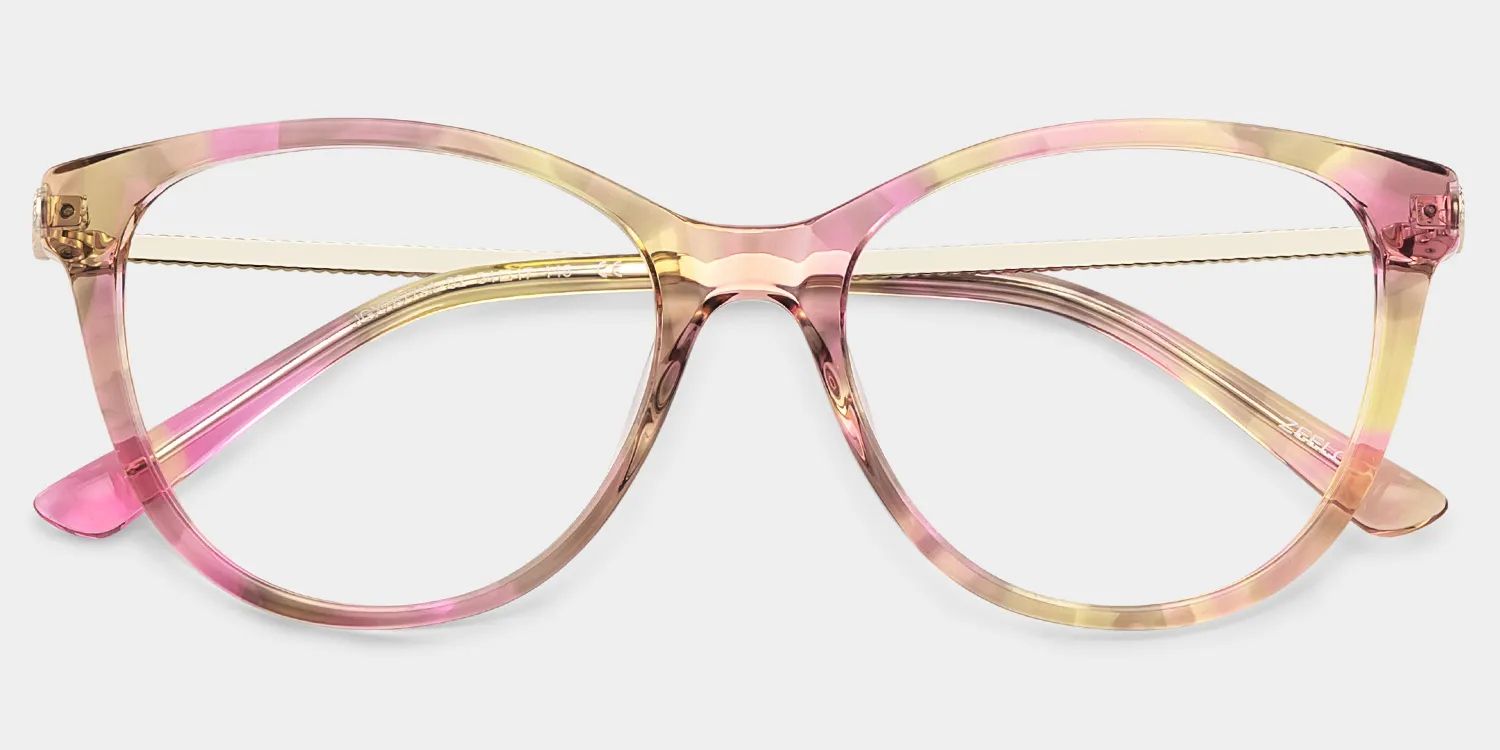 Lunettes rondes florales Eli | Zeelool2