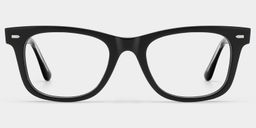 Robert Noir Rectangulaire lunettes1