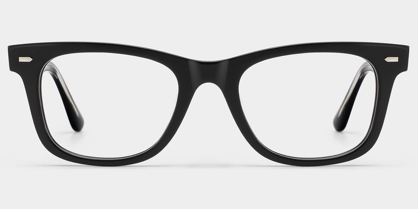 Robert Noir Rectangulaire lunettes