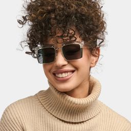 Kiana Clair Carré lunettes de soleil1