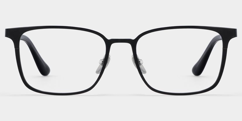 Aubrey Noir Rectangulaire lunettes