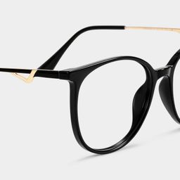 Chanty noir Ronde lunettes5