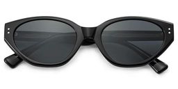 Raine Noir Cat-eye lunettes de soleil1