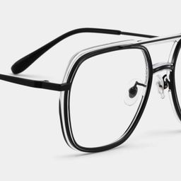 Ella Noir Aviateur lunettes4