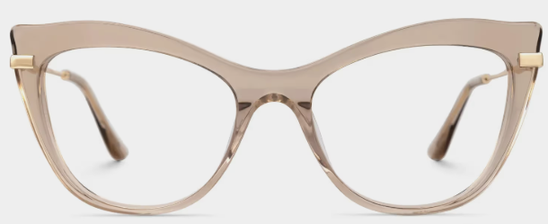 Indira Beige Cat-eye lunettes