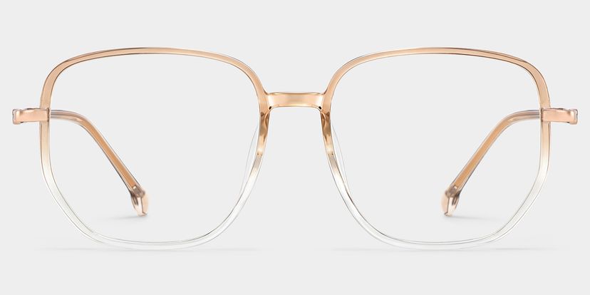 Joana Beige Géométrique lunettes