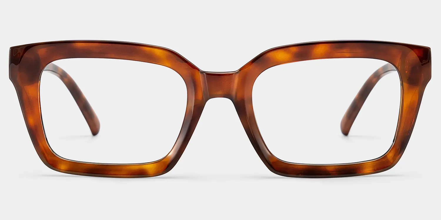 Marley Rectangulaires Tortue TR90 Lunettes0