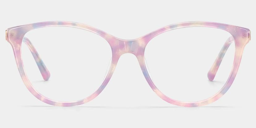 Eli violet Ronde lunettes