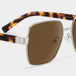Sahara Brun Carré lunettes de soleil4