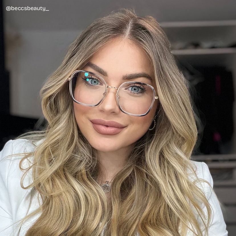 Werdau Gris-Noir Carré lunettes