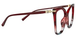 Lamar rouge Papillon lunettes2