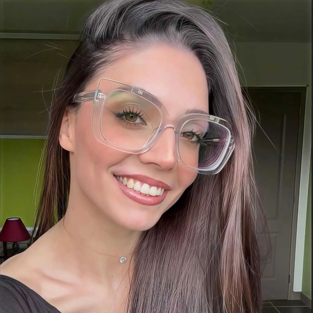 Dortch Cristal Carré Lunettes7