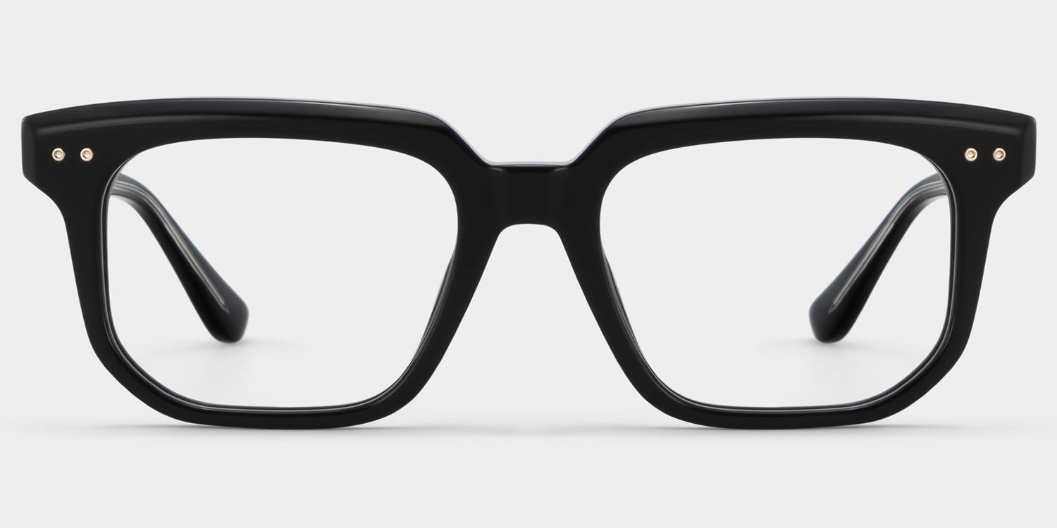 Michael Lunettes carrées noires1
