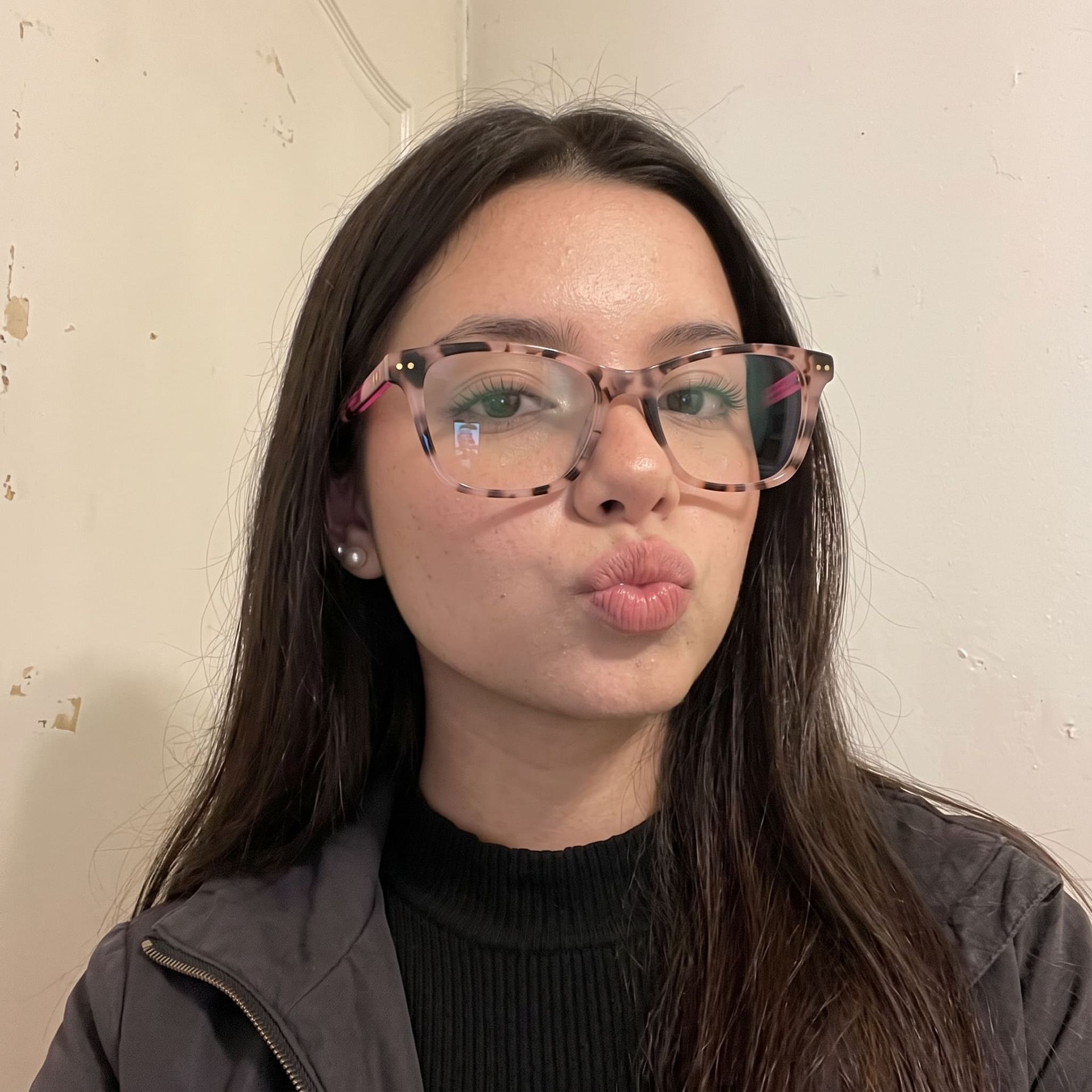 Lunettes à monture fine Juliana écaille rose | ZEELOOL5
