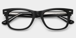 Robert Noir Rectangulaire lunettes2
