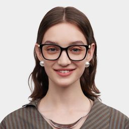 Delilah Noir Carré lunettes6