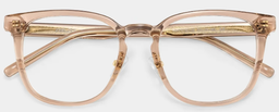 Hailey Beige Carré lunettes1