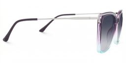 Krystle Bleu-violet Carré lunettes de soleil2