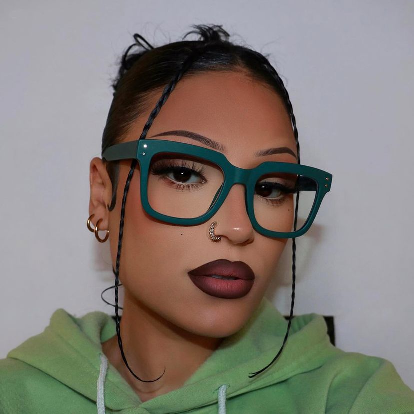 Liizbeett Vert Carré lunettes