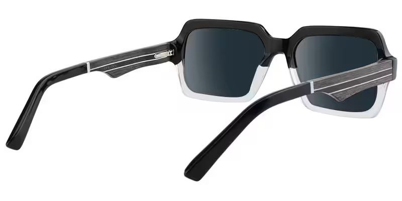 Lunettes de soleil de vue Rectangle Noir-Cristal Jack | ZEELOOL3