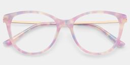 Eli violet Ronde lunettes1