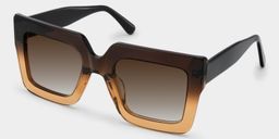 Brandon Marron Carré lunettes de soleil2