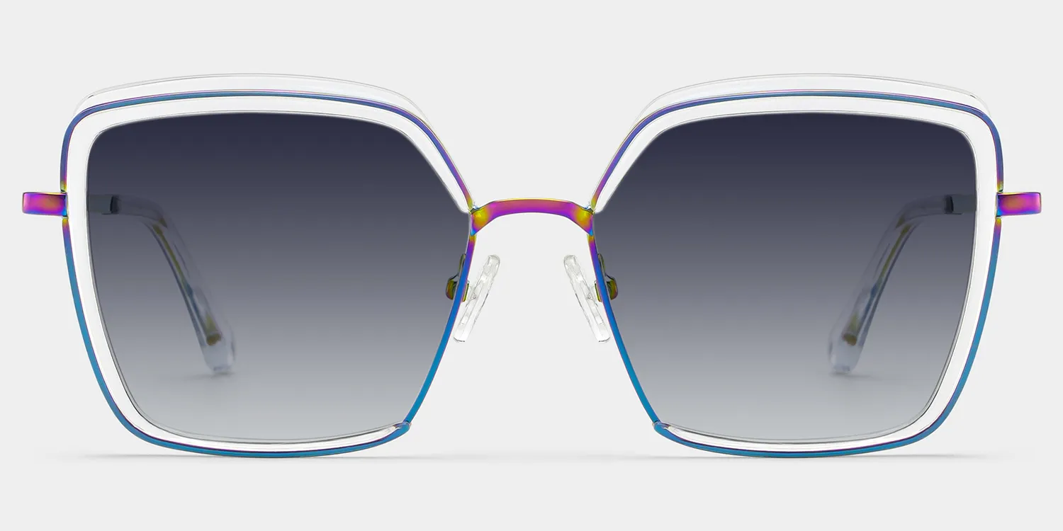 Cordaro Square Cristal Lunettes de soleil pour Femmes et Hommes | ZEELOOL FR0