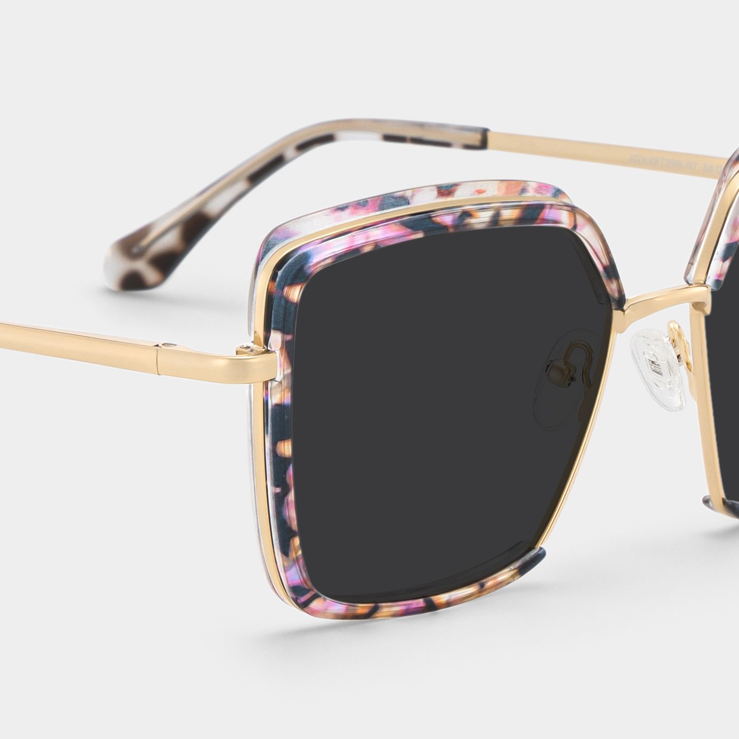 Lunettes de soleil de vue Square Violet-Floral Cordaro | ZEELOOL4