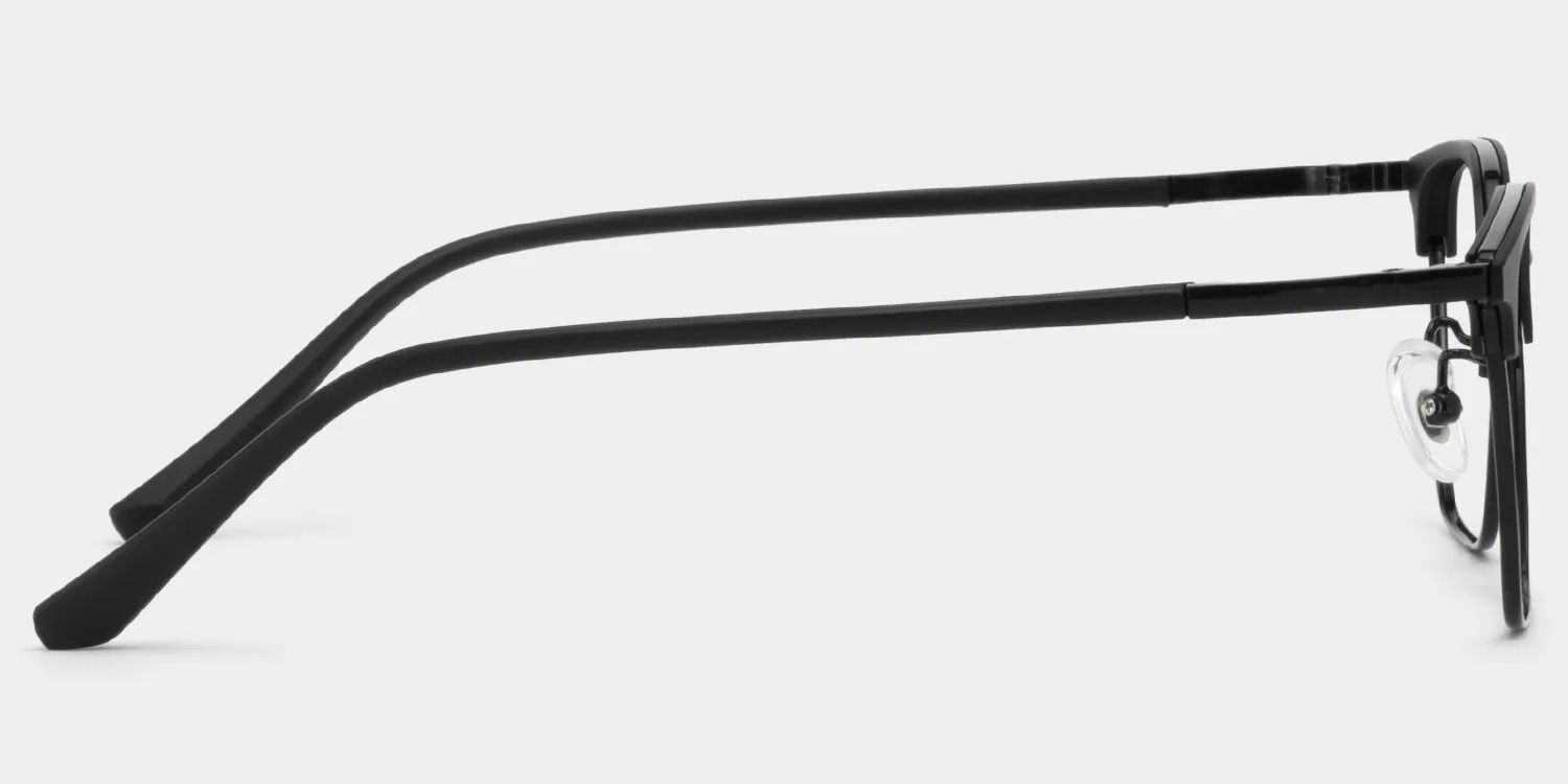 Lunettes rectangulaires noires Tait3