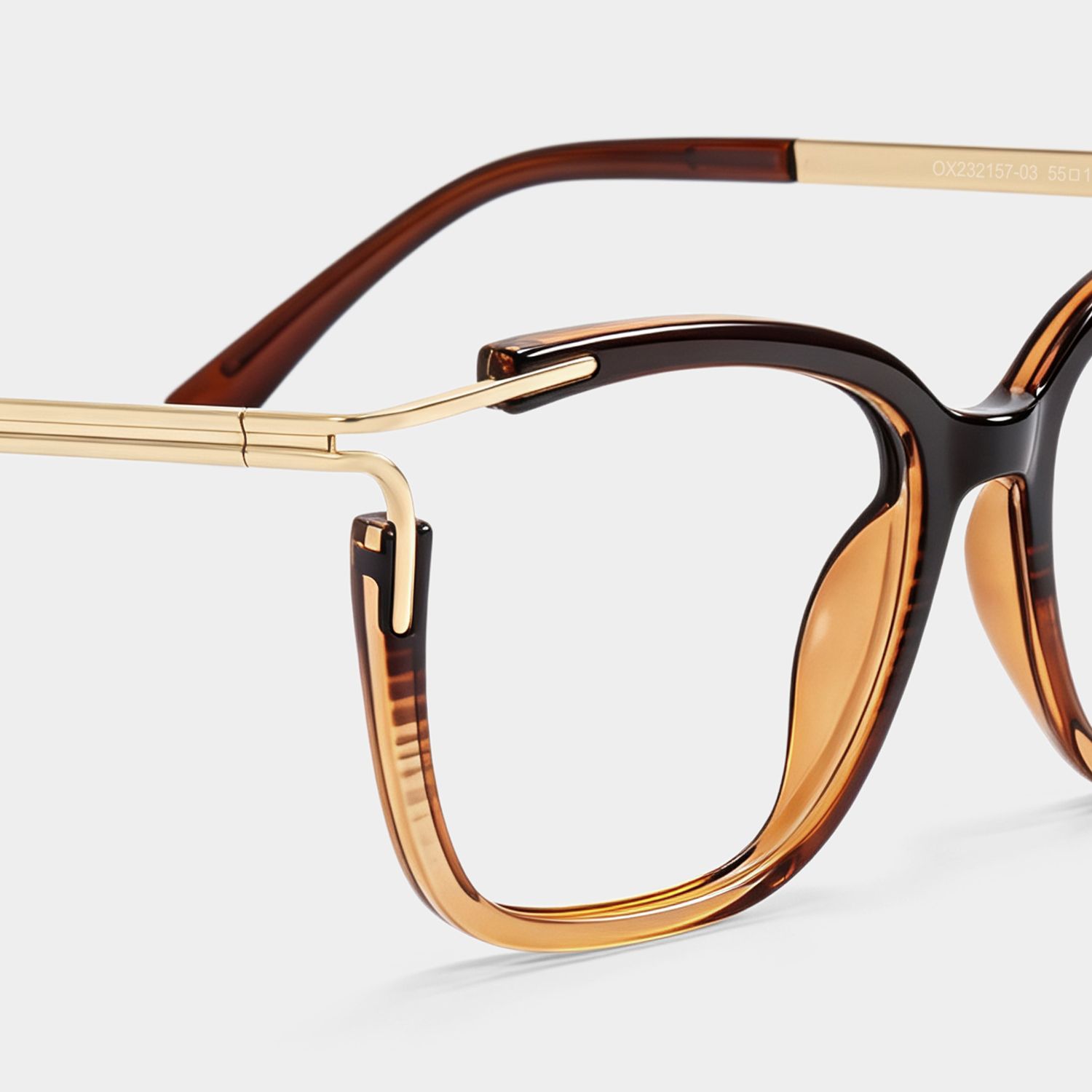 Nuriama Marron Cateye Lunettes6