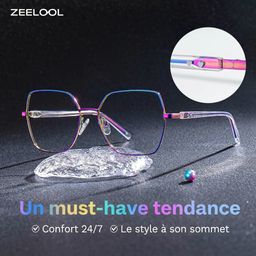 Billie Irisé Géométrique lunettes0