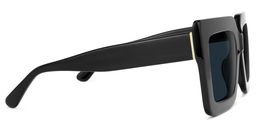 Brandon Noir Carré lunettes de soleil2