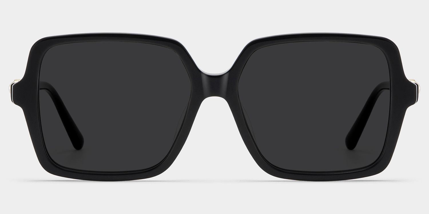 Lunettes de soleil Acetate Noire Elena | ZEELOOL0