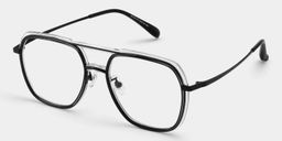 Ella Noir Aviateur lunettes2