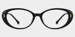 Blaire Noir Ovale lunettes0