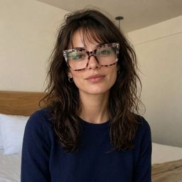 Minguela Rose Tortue Carré lunettes5
