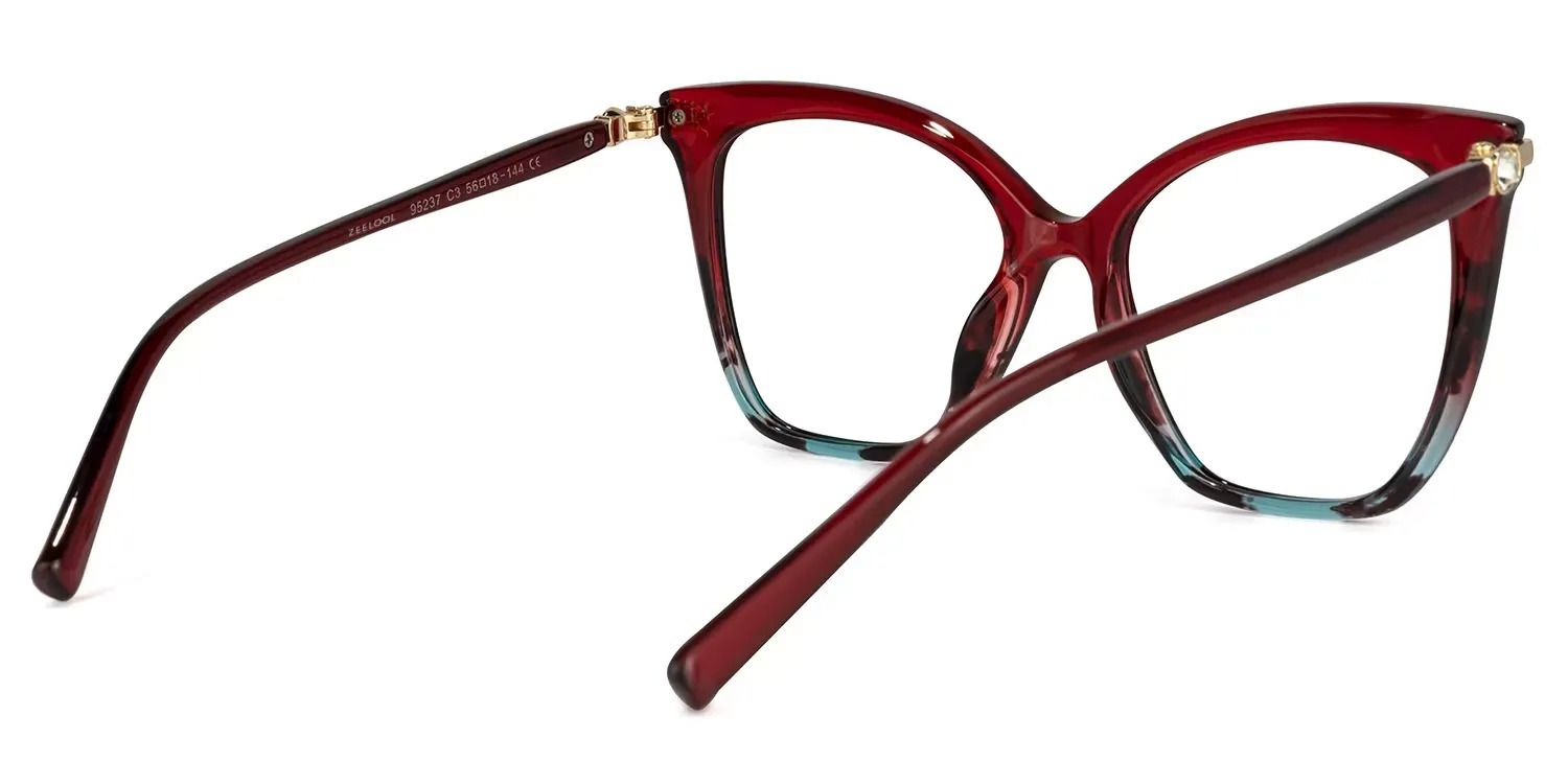 Lamar Lunettes Papillon Rouges3